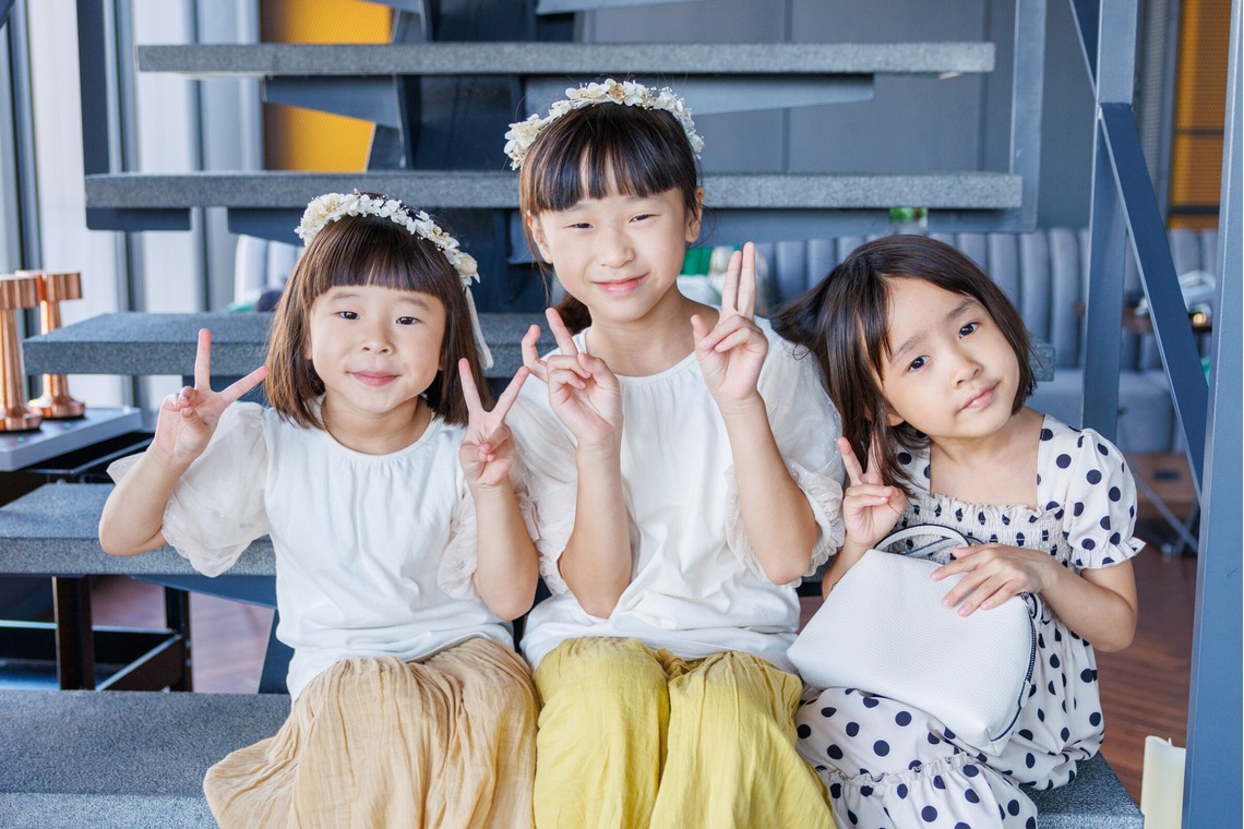 ちずカメラが出張撮影した家族写真(キッズ,ベビーフォト)などが写った「子供達」の家族写真