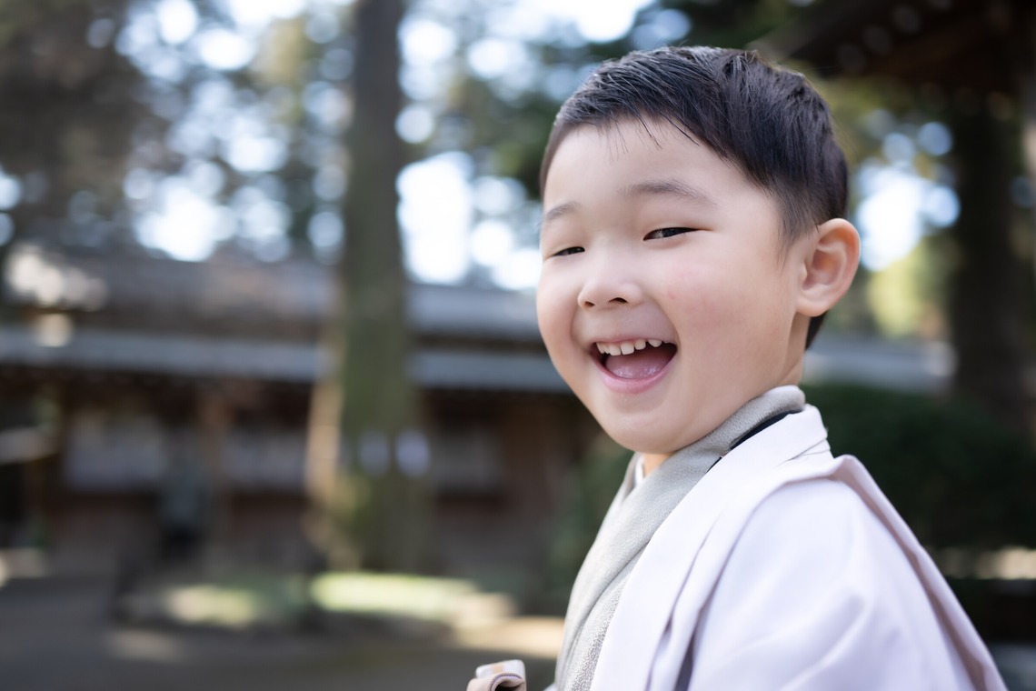 寫樂斎が撮影した「七五三（廣幡八幡宮）」の写真