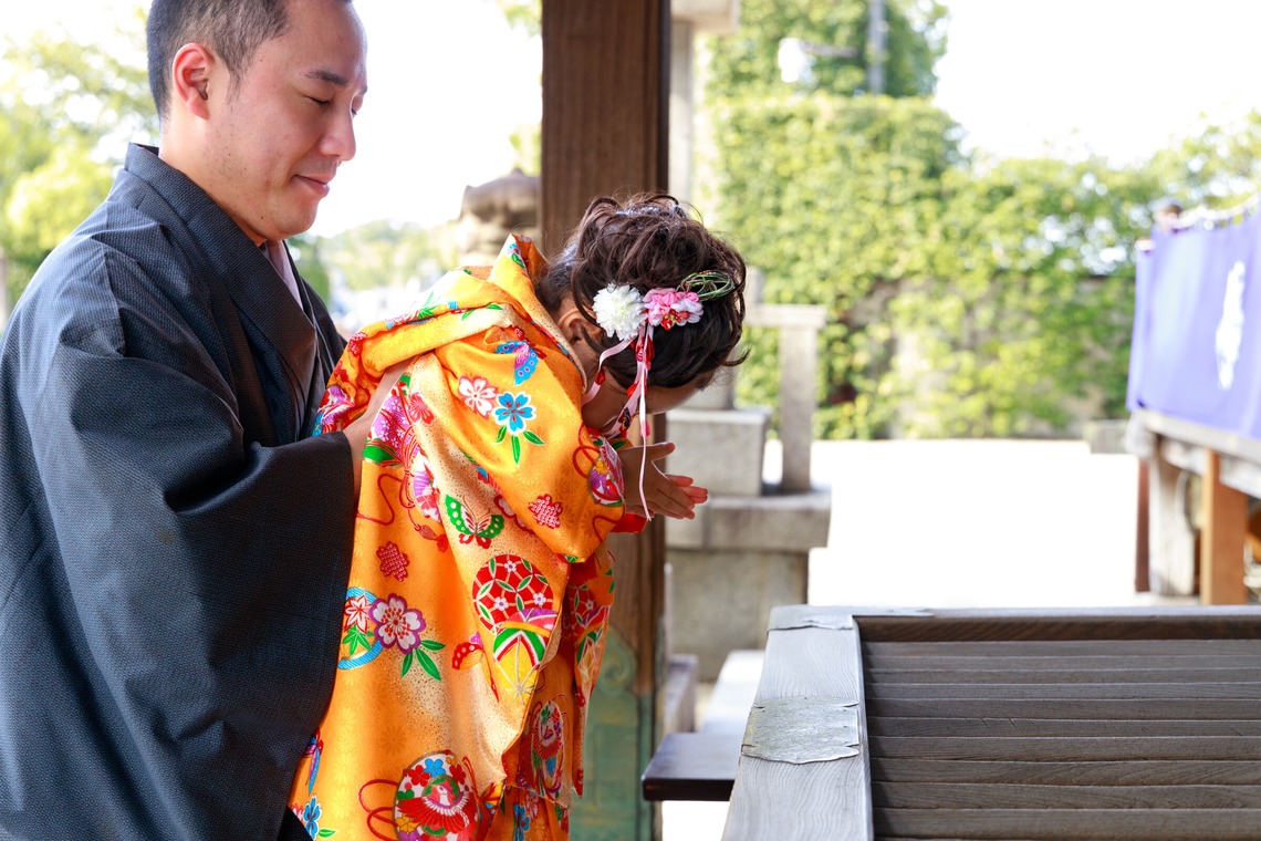 真方　祥が撮影した「七五三参り記念写真」の写真