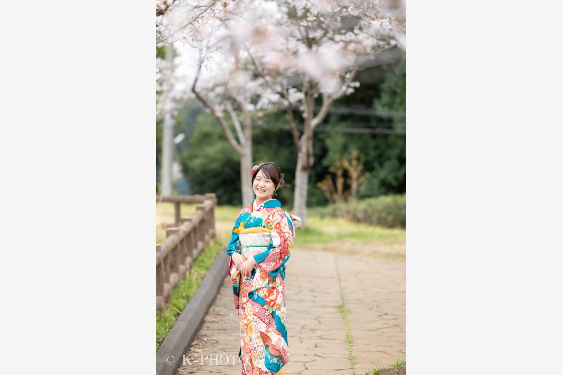 大森光太郎・K-PHOTOが出張撮影した家族写真(キッズ,ベビーフォト)などが写った「成人式撮影」の家族写真