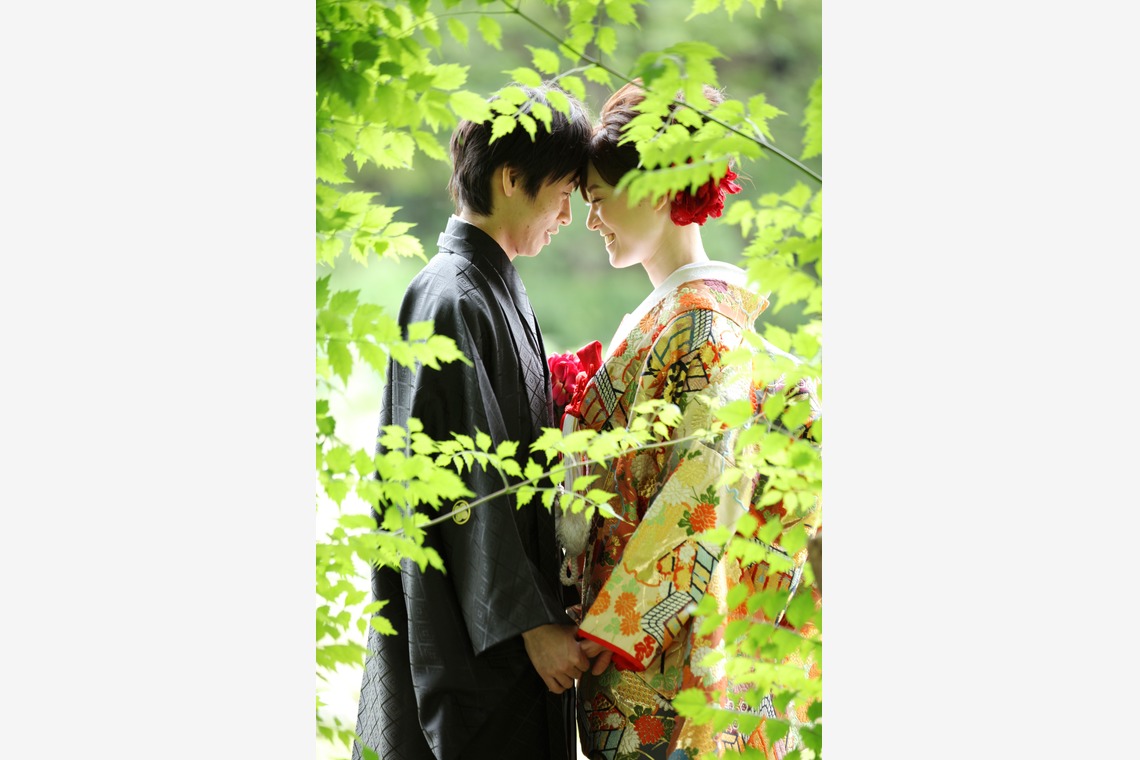 Photo of outdoor shooting in kimono taken by ecoo