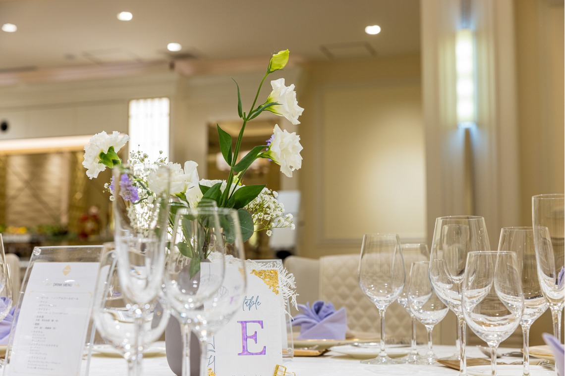内海　利彦が撮影した「披露宴会場の花装」の写真