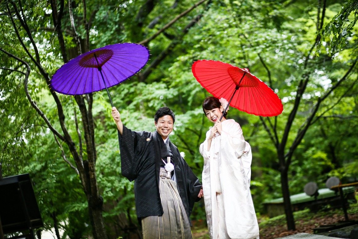 加倉井 規晃が撮影した「ロケーション・前撮り・公園・和装」の写真