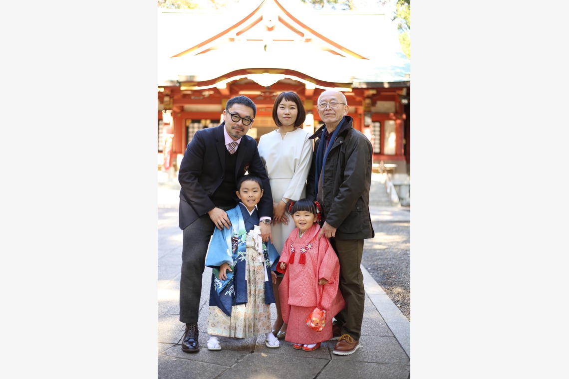 出張撮影HUG TIMEが撮影した「七五三記念撮影＠世田谷八幡宮・東京」の写真