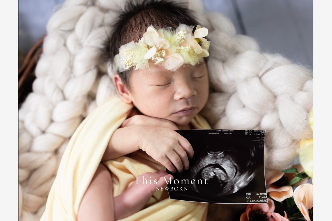 This Momentが撮影した「アートニューボーンフォト」の写真