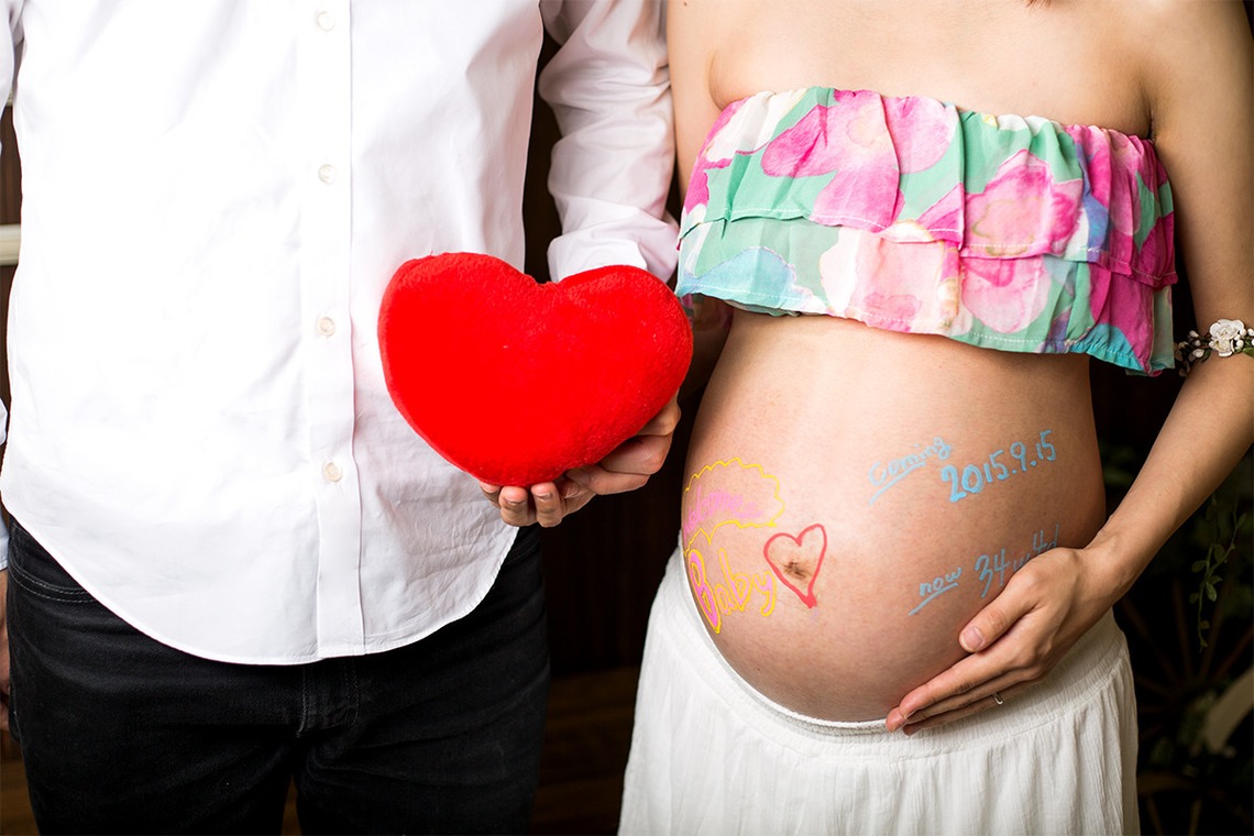 ヤマダフォトが撮影した「マタニティフォト」の写真