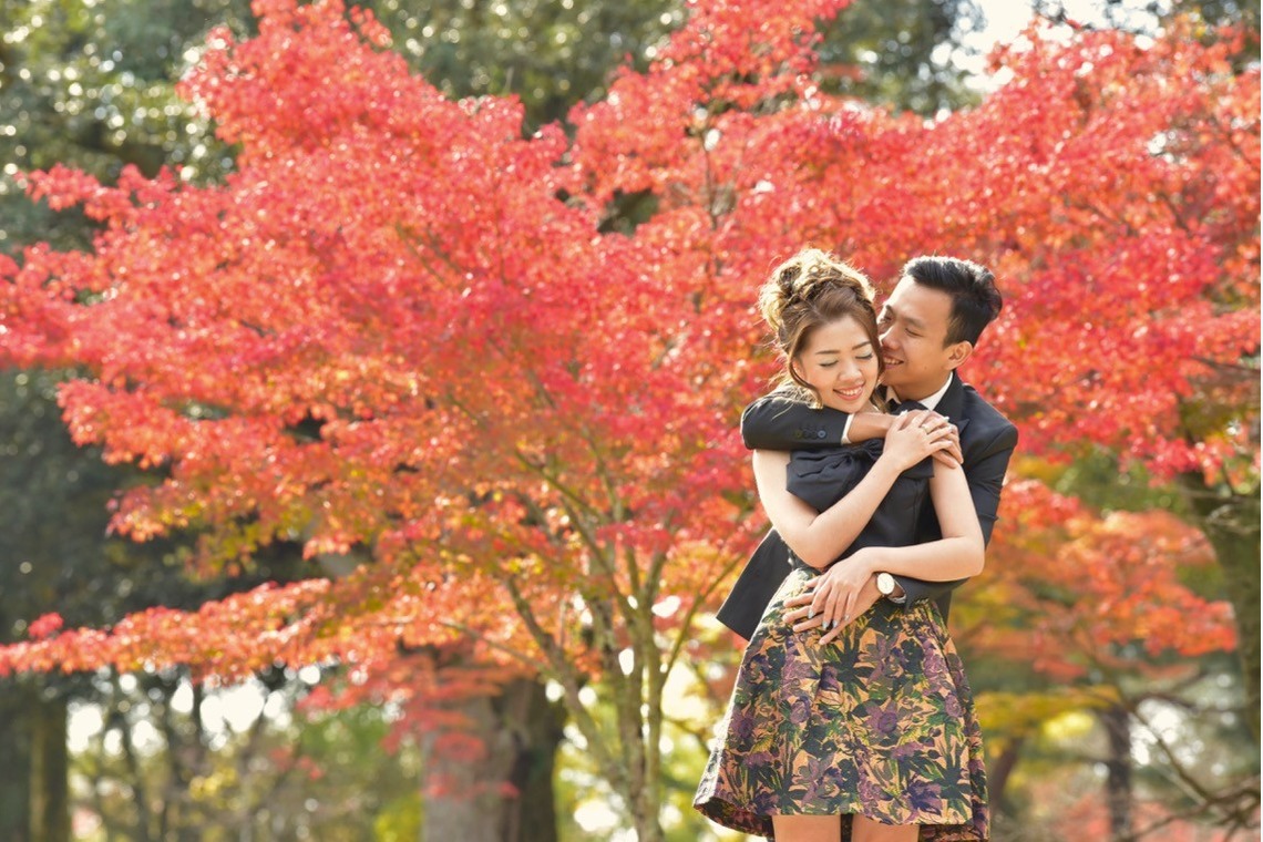 キキフォトワークスが撮影した「奈良公園でのウエディングロケーション撮影」の写真