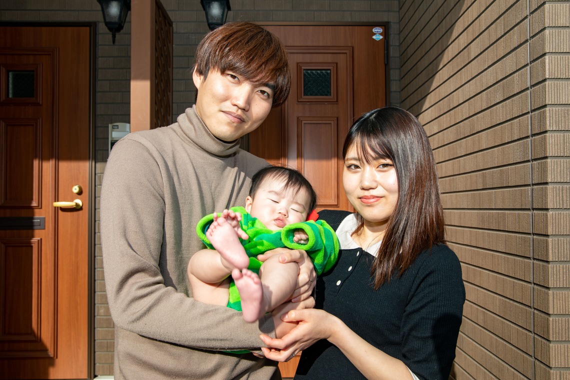 岩坪眞一郎が撮影した家族写真の出張撮影のアルバム「誕生日記念撮影」