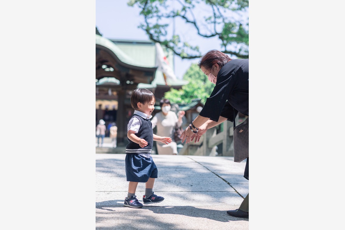 多田正子が撮影した「お宮参り」の写真