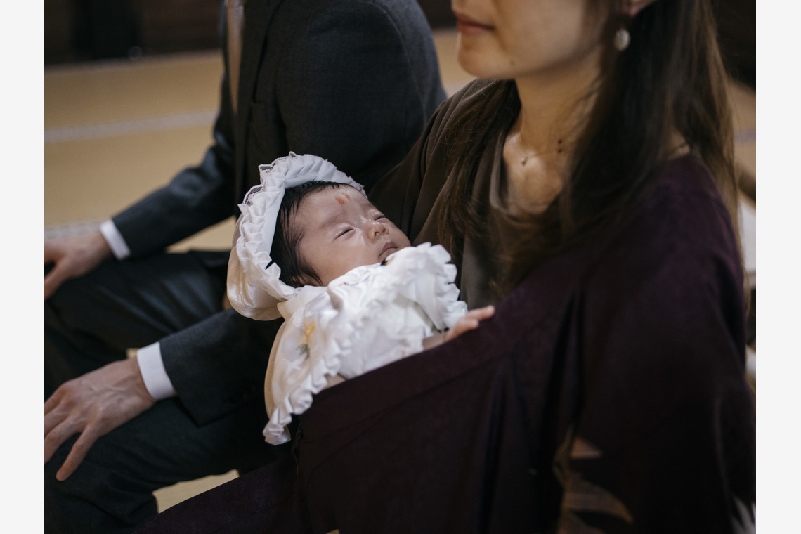 植村由理が撮影した前撮り/後撮り出張撮影のアルバム「お宮参り at 代々木八幡宮」