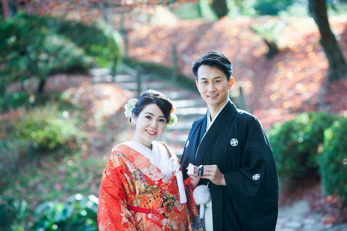 KIKIウェディングが撮影した写真のアルバム「紅葉の和風庭園」