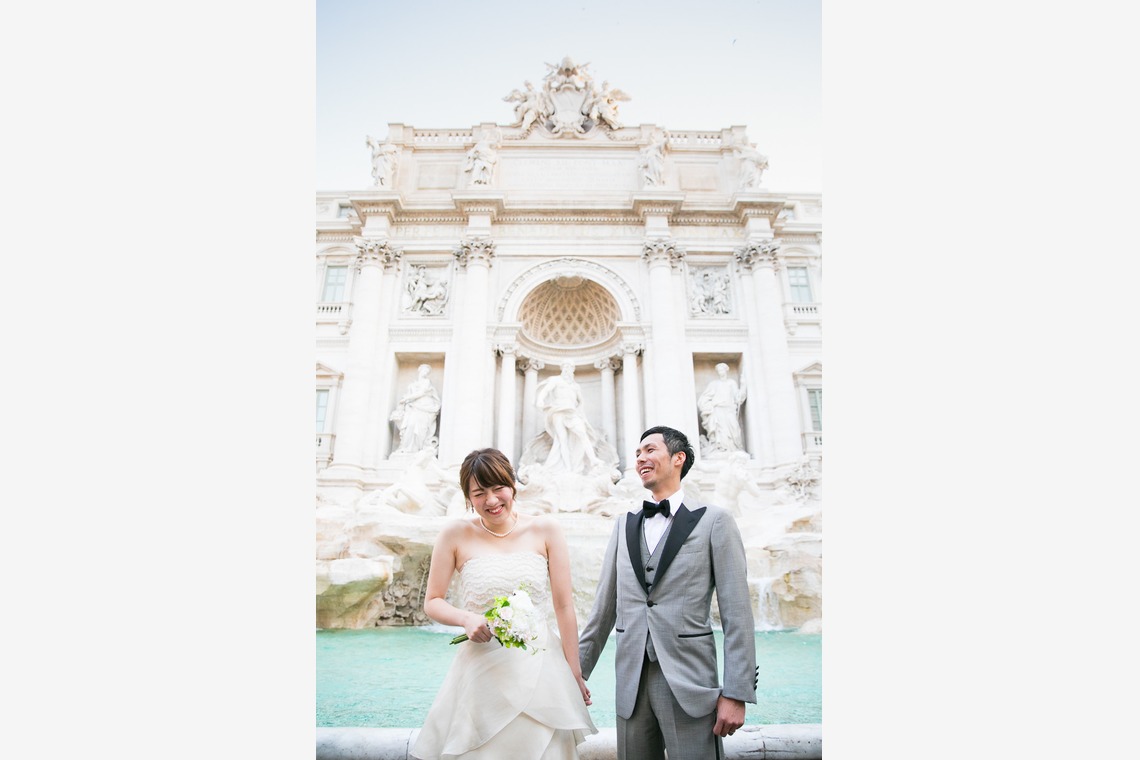 Kyoko Ide Photographyが撮影した写真のアルバム「ローマフォトウェディング- トレビの泉、スペイン広場、ポポロ広場、ナボーナ広場、パンテオン」