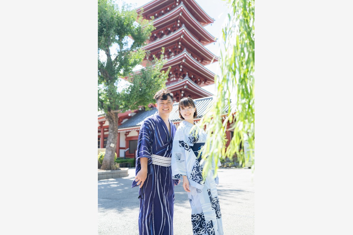 大木千帆が撮影した「着物街歩きポートレート」の写真