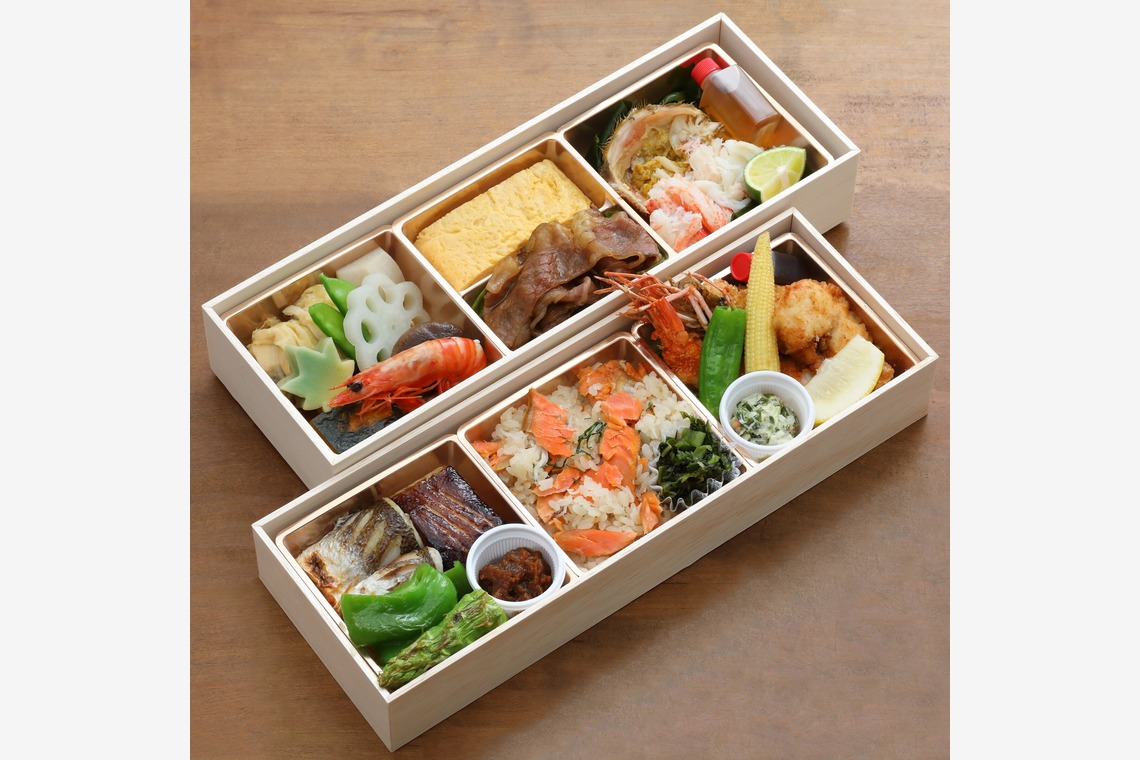 森安　照が撮影した「和食弁当・洋食弁当・中華弁当」の写真