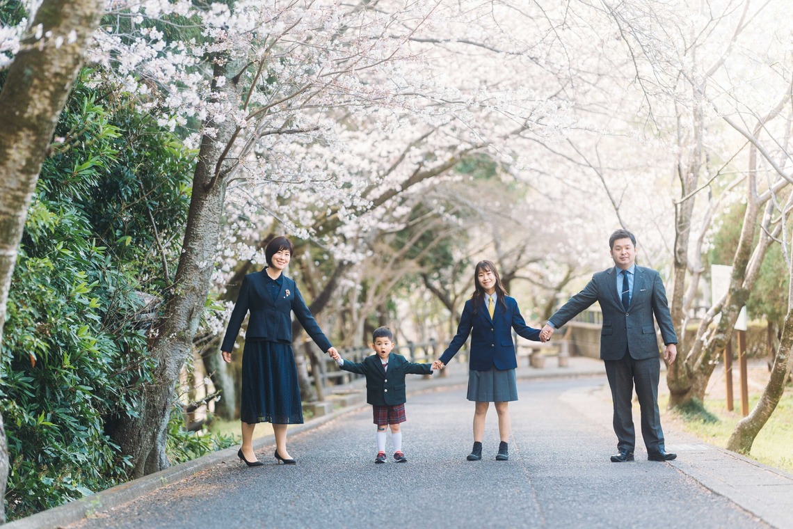 フォトグラファー笹が撮影した「徳島県 向麻山公園 家族写真」の写真