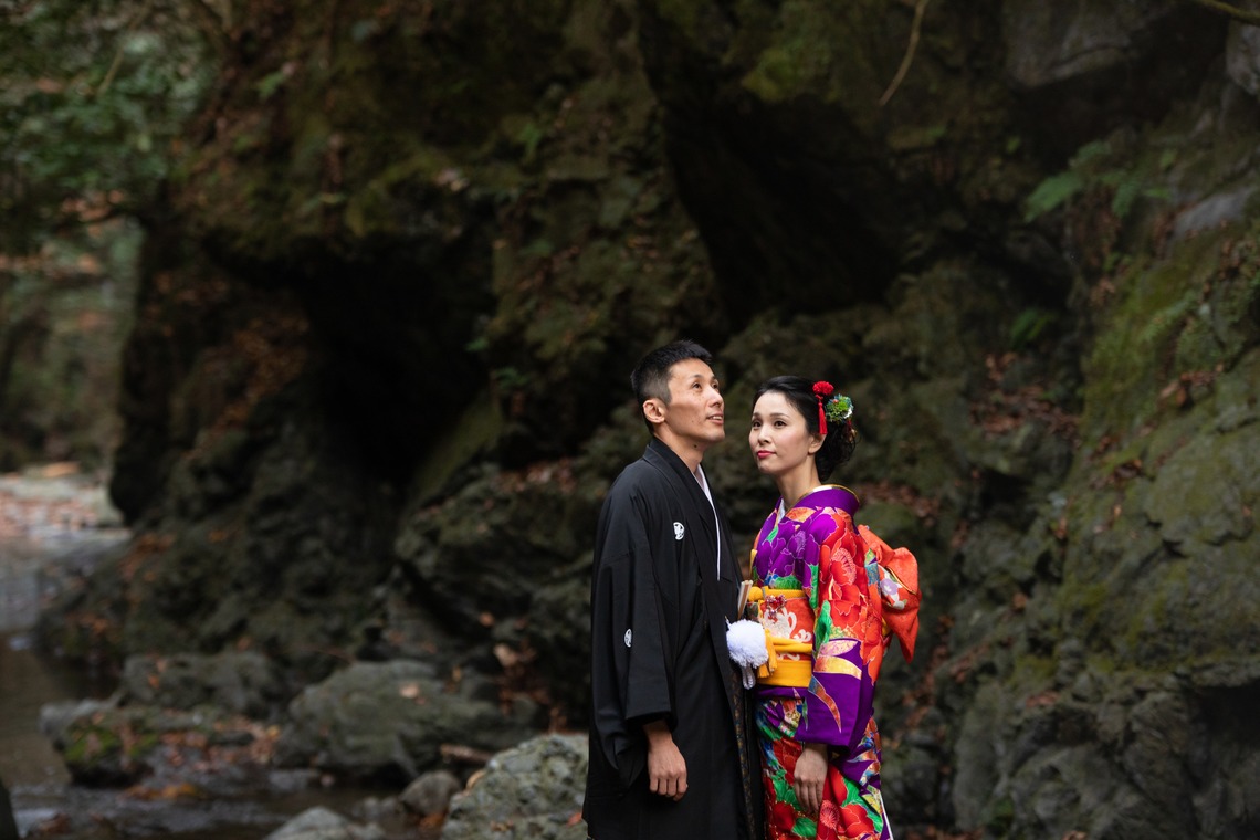 saruco(岩崎寿）が撮影した「秋の和装前撮り」の写真