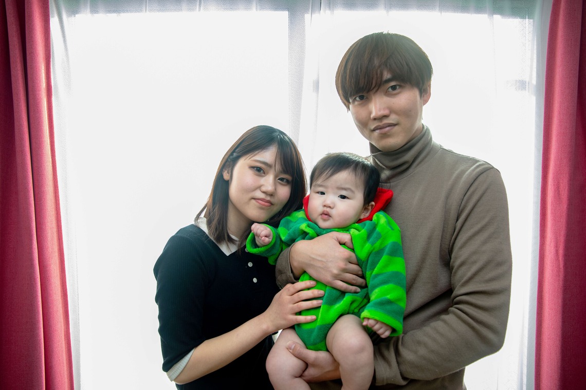 岩坪眞一郎が撮影した家族写真の出張撮影のアルバム「誕生日記念撮影」