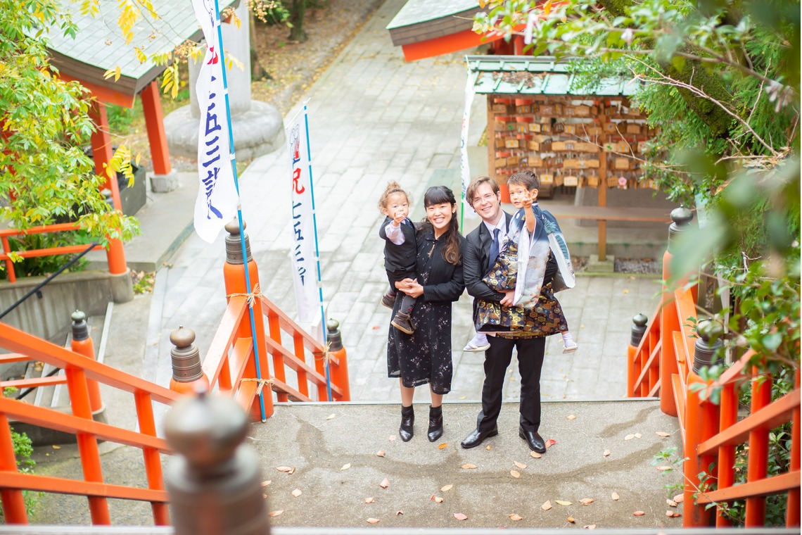 竹部 祐樹が出張撮影した家族写真(キッズ,ベビーフォト)などが写った「七五三＠佐世保[宮地嶽神社]」の家族写真