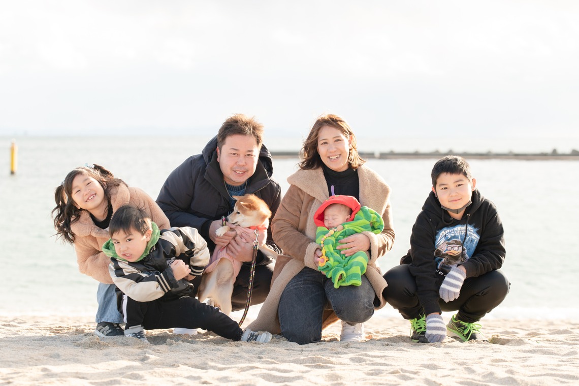福永写真事務所が撮影した写真のアルバム「家族写真（須磨海岸）」