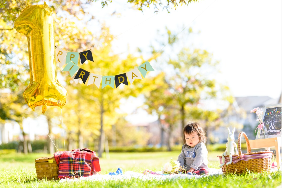 ライトハウスフォトが撮影した「1st Birthday ＠芦屋」の写真