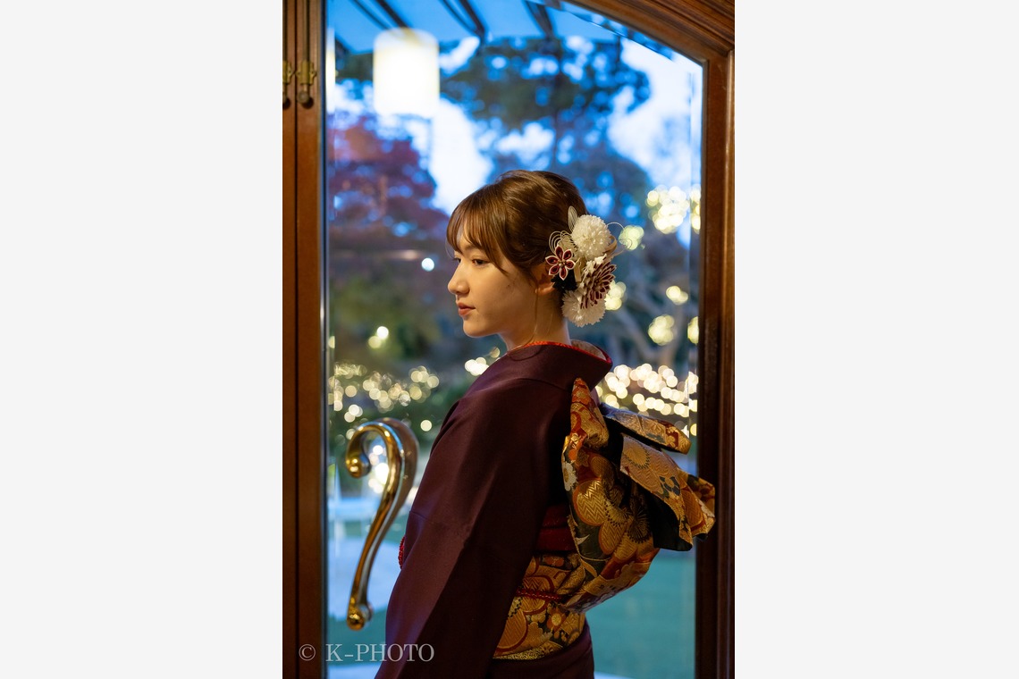 大森光太郎・K-PHOTOが出張撮影した家族写真(キッズ,ベビーフォト)などが写った「成人式撮影」の家族写真