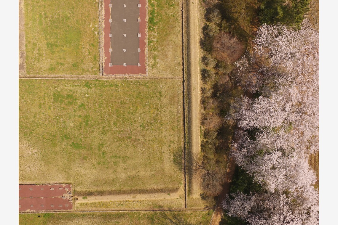 アナハイムエレクトロニクスが撮影した「桜イベント会場ロケハン」の写真