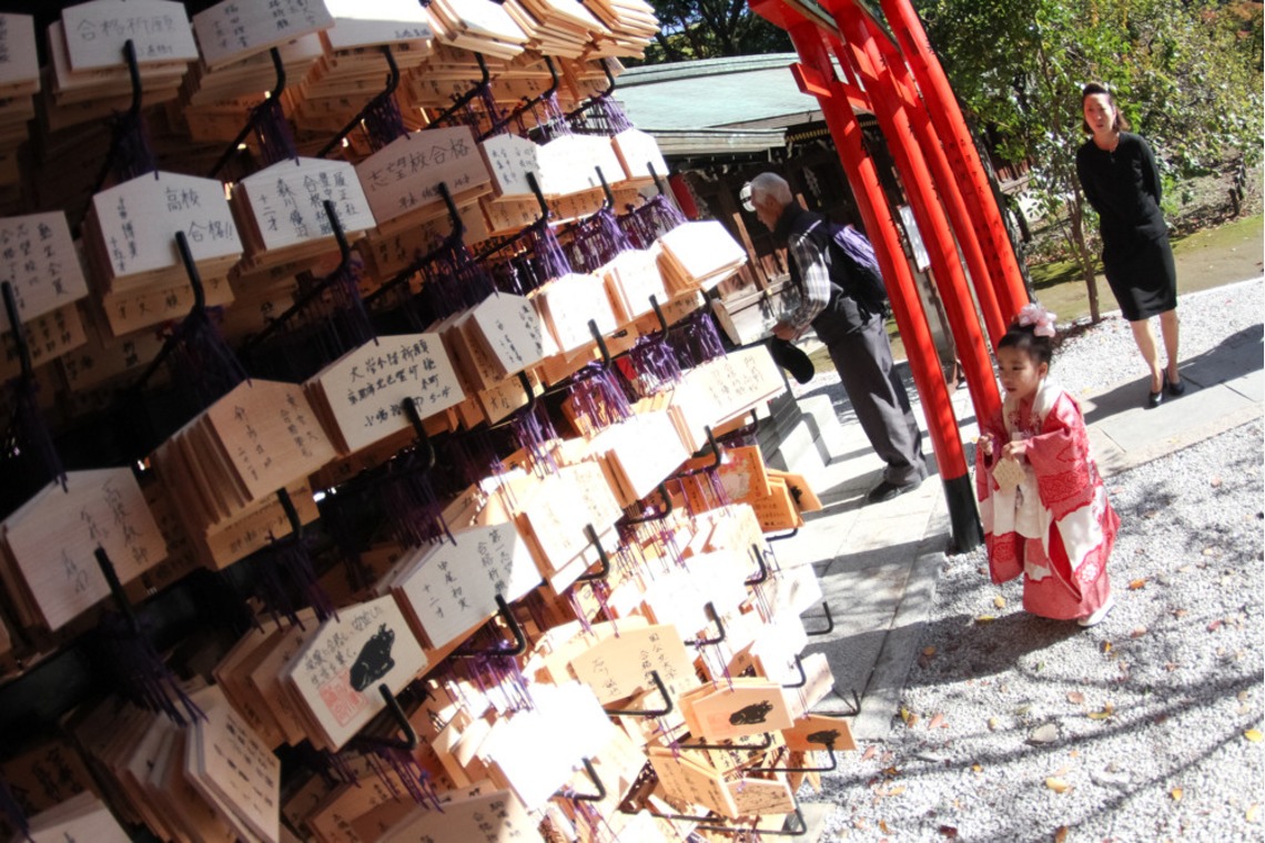 スマイルハンターが出張撮影した家族写真(キッズ,ベビーフォト)などが写った「七五三ロケーション撮影」の家族写真