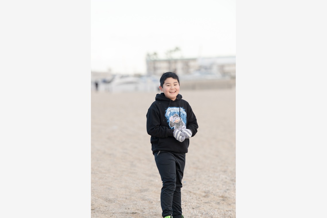 福永写真事務所が撮影した「家族写真（須磨海岸）」の写真