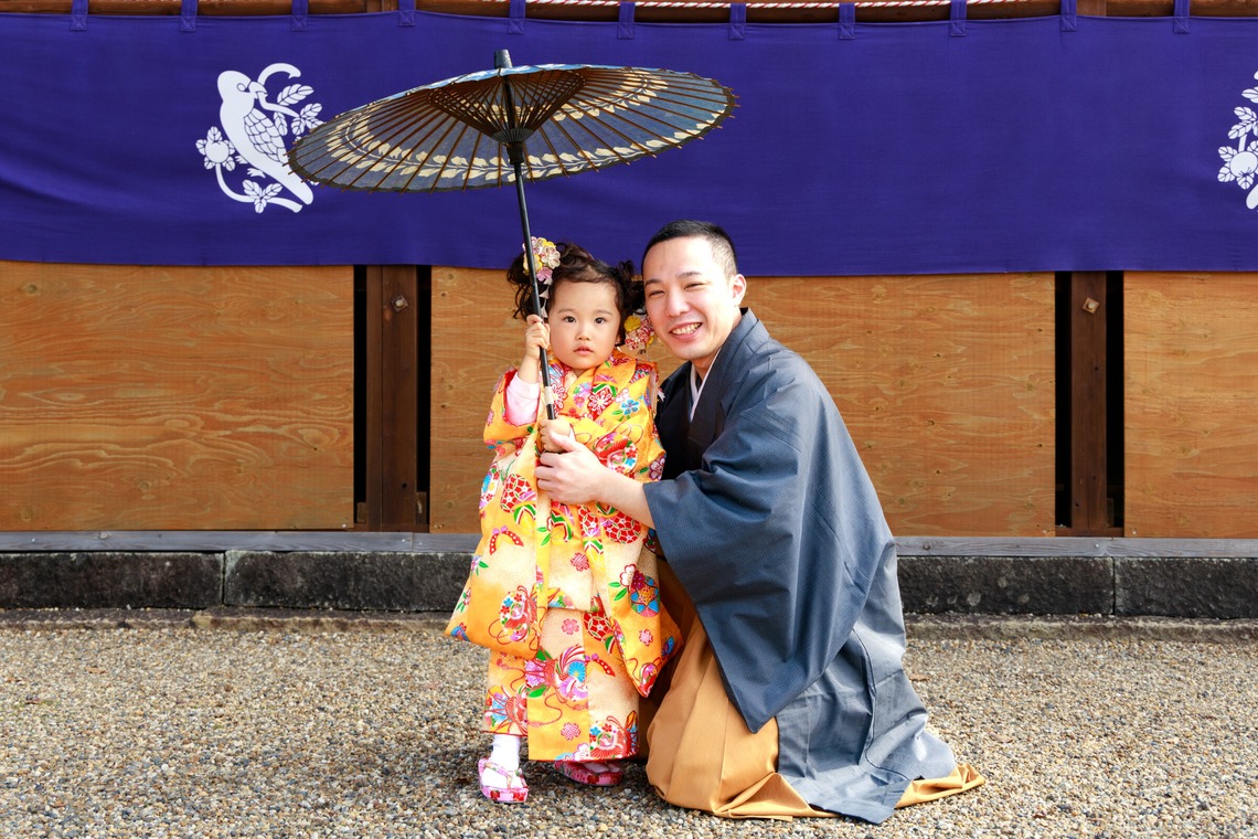 真方　祥が撮影した「七五三参り記念写真」の写真