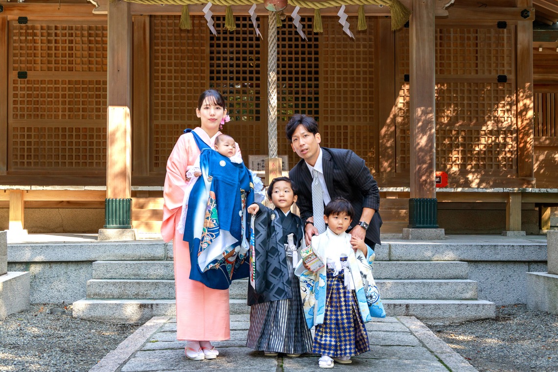 真方　祥が撮影した「七五三参り記念写真」の写真