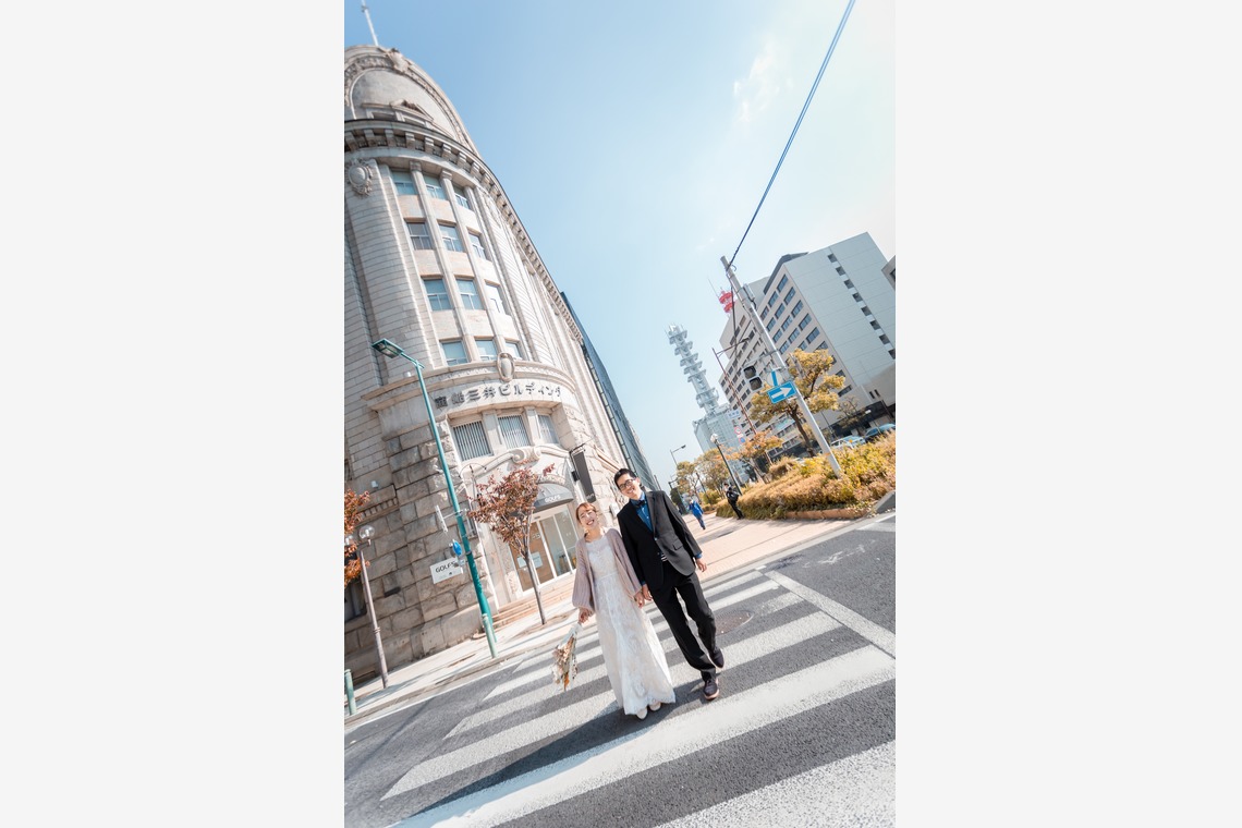 尾崎光が撮影した写真のアルバム「ウエディング前撮り/神戸ロケ」