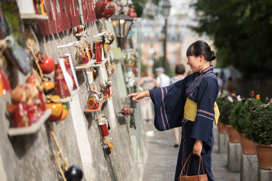 Petite Nao Photographyが撮影した「浴衣姿でパリをお散歩。モンマルトルの丘＆パレロワイヤル」の写真