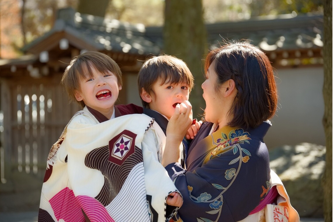 ナカジマヒロユキが出張撮影した家族写真(キッズ,ベビーフォト)などが写った「ファミリー」の家族写真
