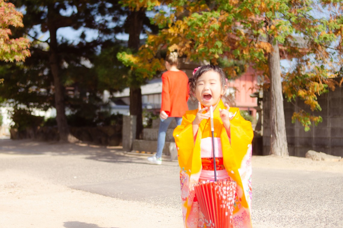 井上が撮影した写真のアルバム「七五三撮影＠倉敷、熊野神社」