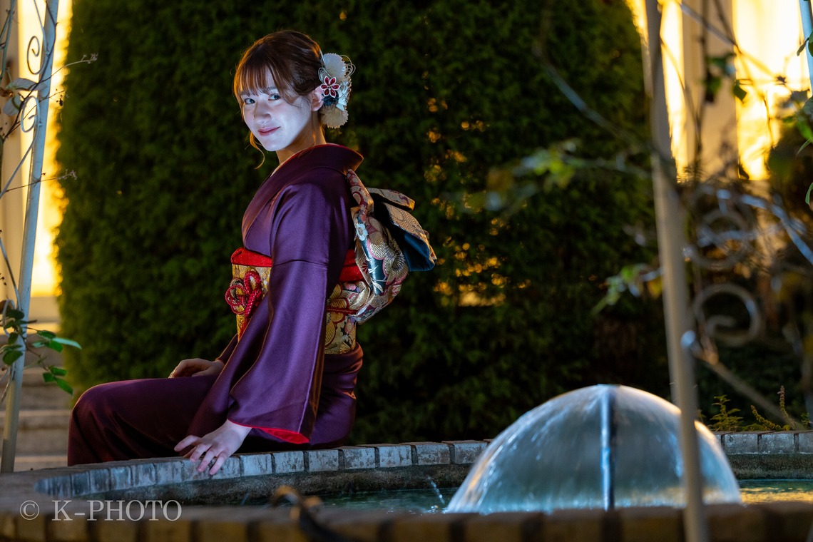 大森光太郎・K-PHOTOが出張撮影した家族写真(キッズ,ベビーフォト)などが写った「成人式撮影」の家族写真