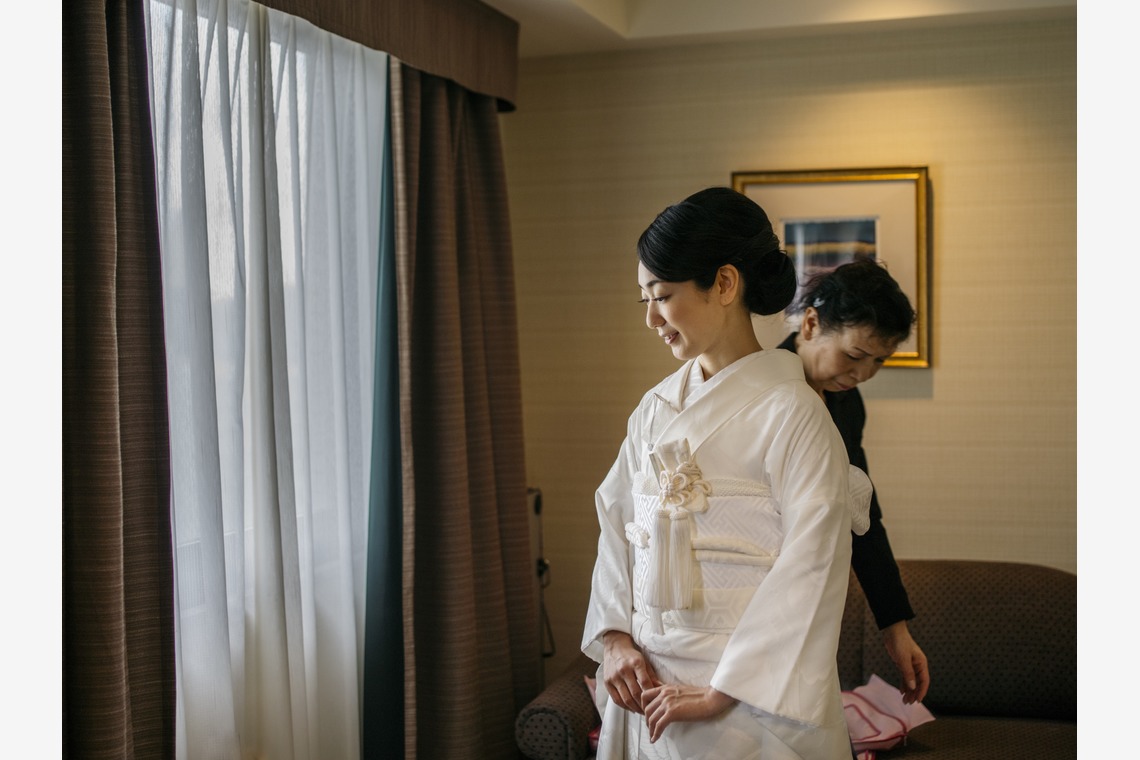 植村由理が撮影した「愛宕神社での挙式と小笠原伯爵邸での披露宴」の写真