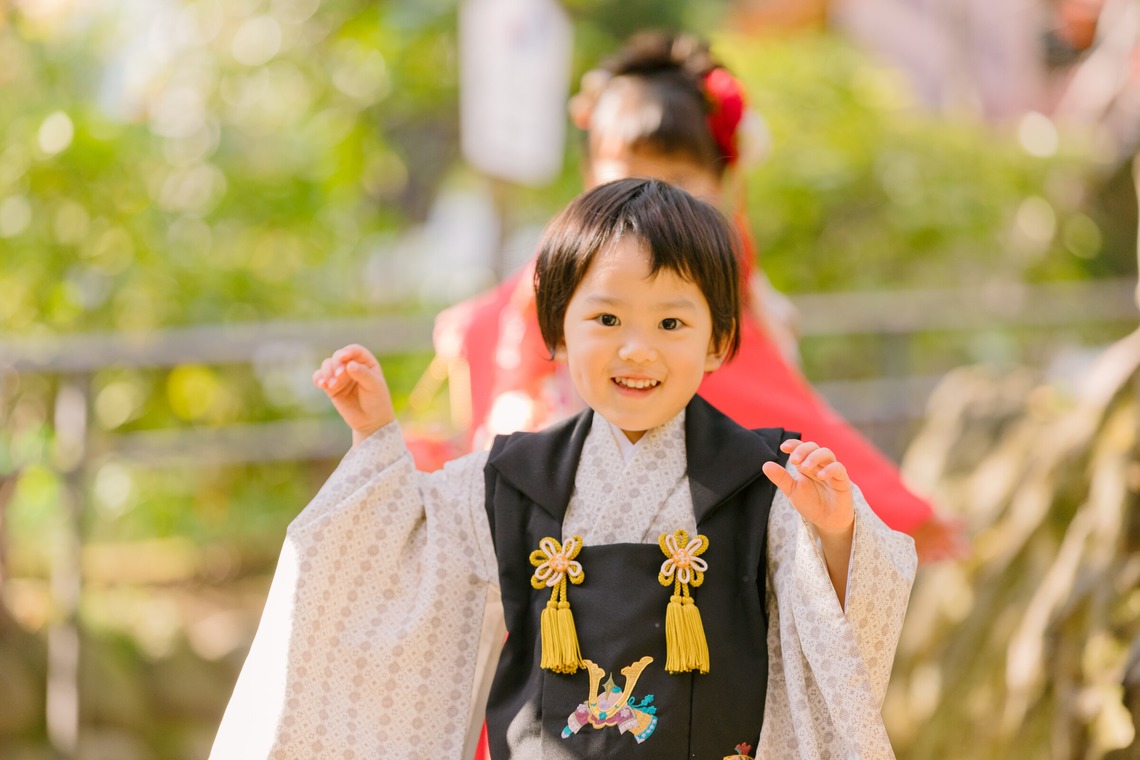 松嵜直斗が出張撮影した家族写真(キッズ,ベビーフォト)などが写った「七五三フォト」の家族写真