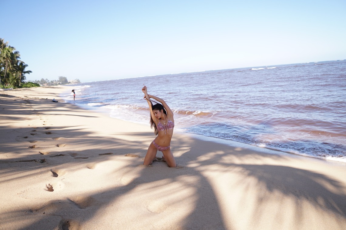 祖父江ゆりが撮影した「HAWAIIロケ撮影」の写真