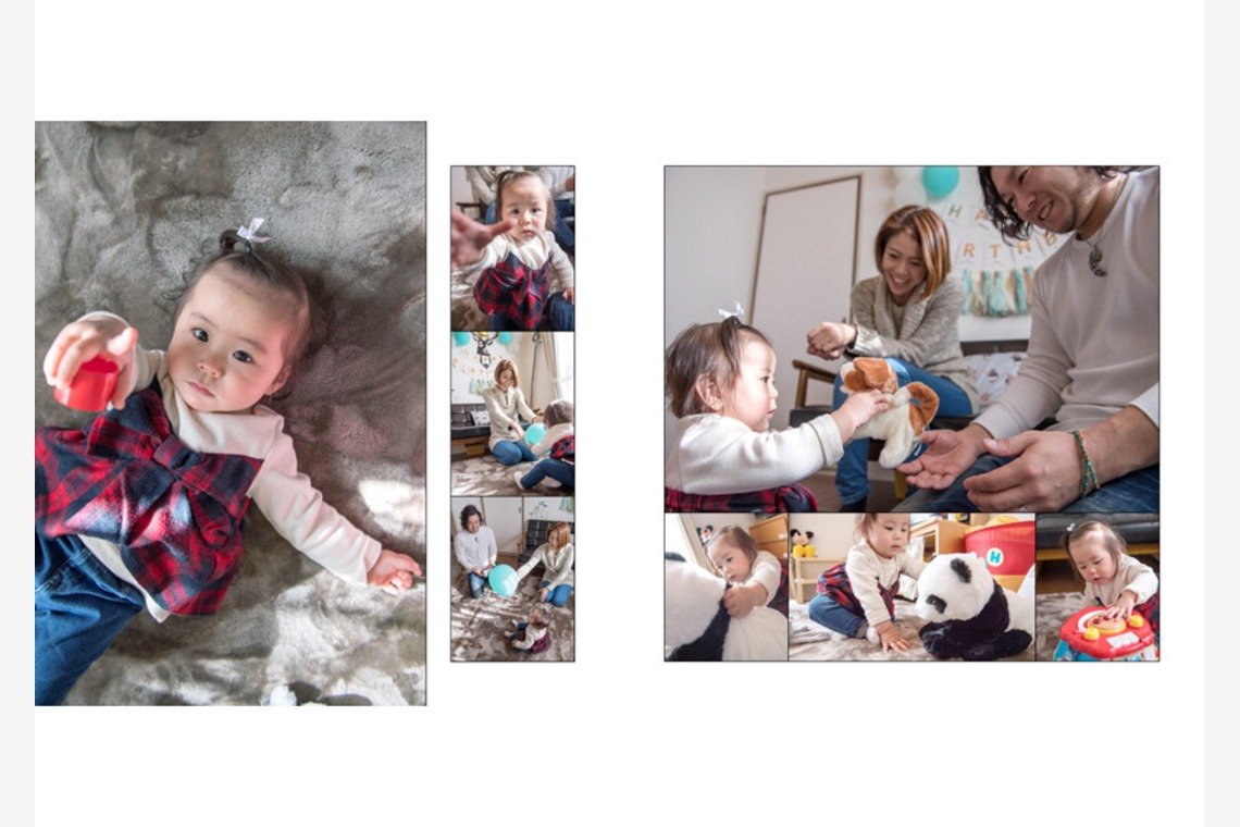 Yoppegraphy Photographic Serviceが撮影した「家族写真撮影+アルバムセット　アルバムサンプル」の写真