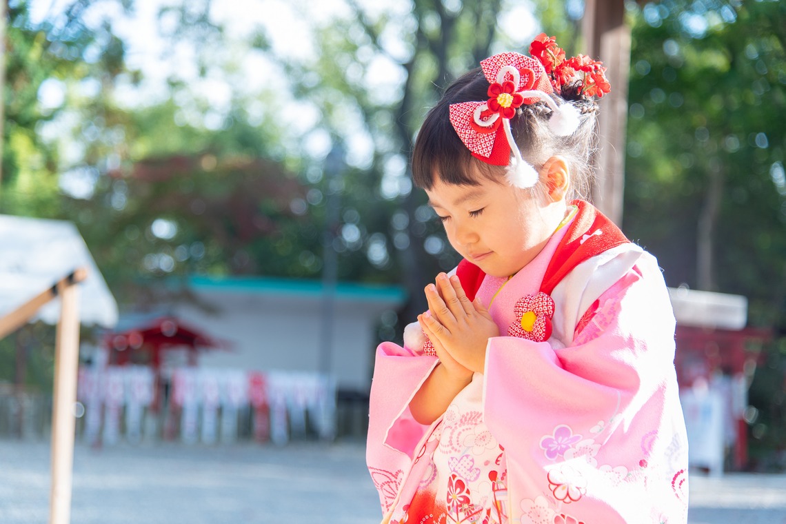 合同会社優希photoが出張撮影した家族写真(キッズ,ベビーフォト)などが写った「七五三写真」の家族写真