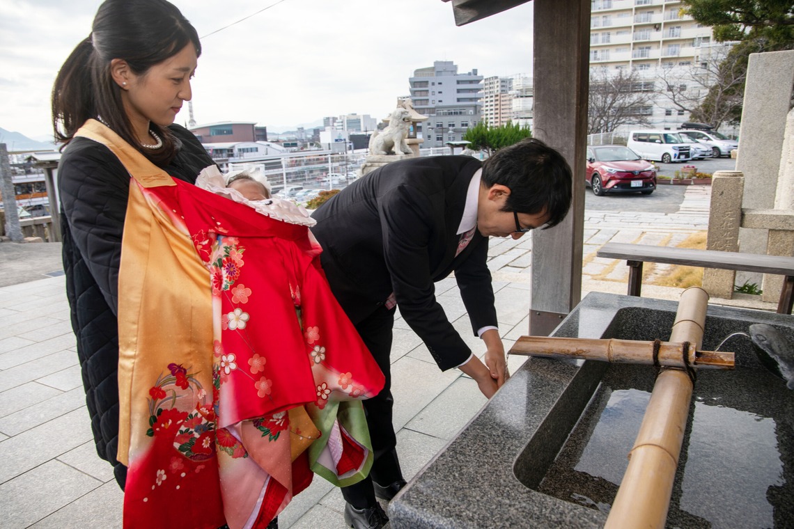 岩坪眞一郎が撮影した「下関お宮参り」の写真