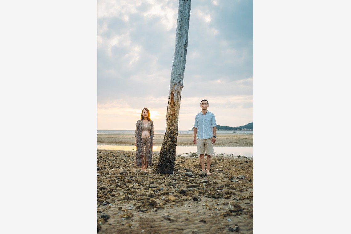 フォトグラファー笹が撮影した「香川県 父母ヶ浜 マタニティ」の写真