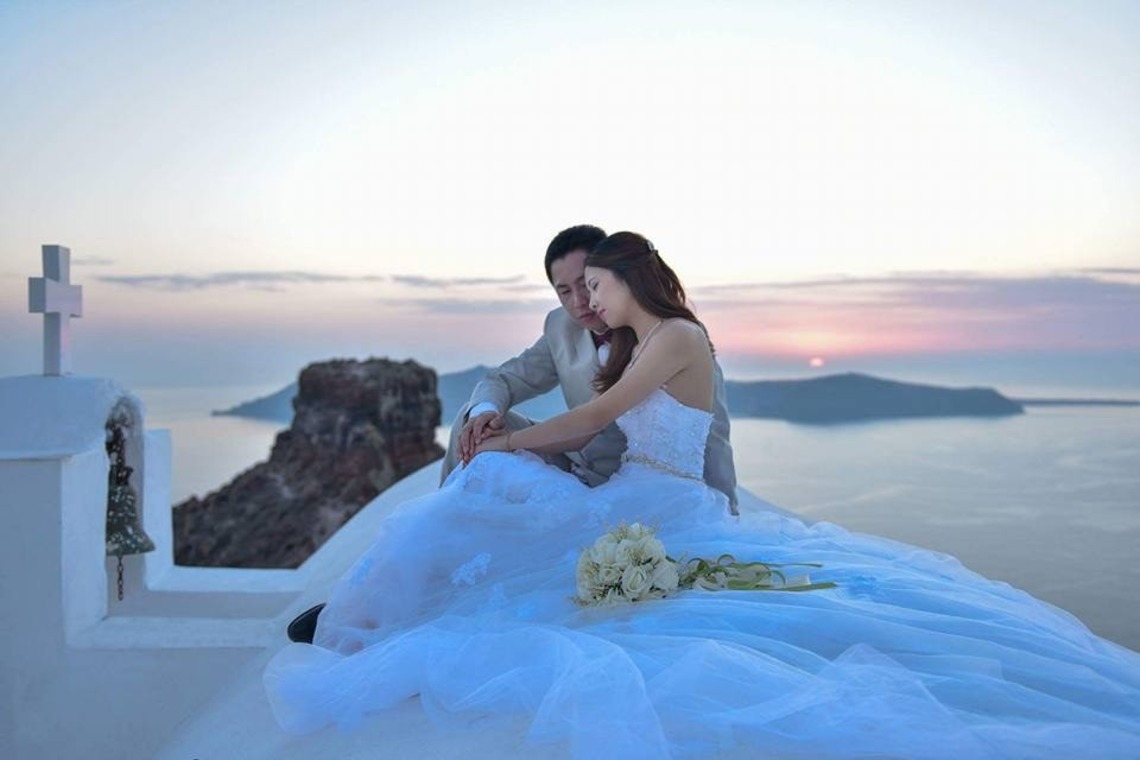 Olga Chalkiadakiが撮影した「サントリーニウェディング写真」の写真