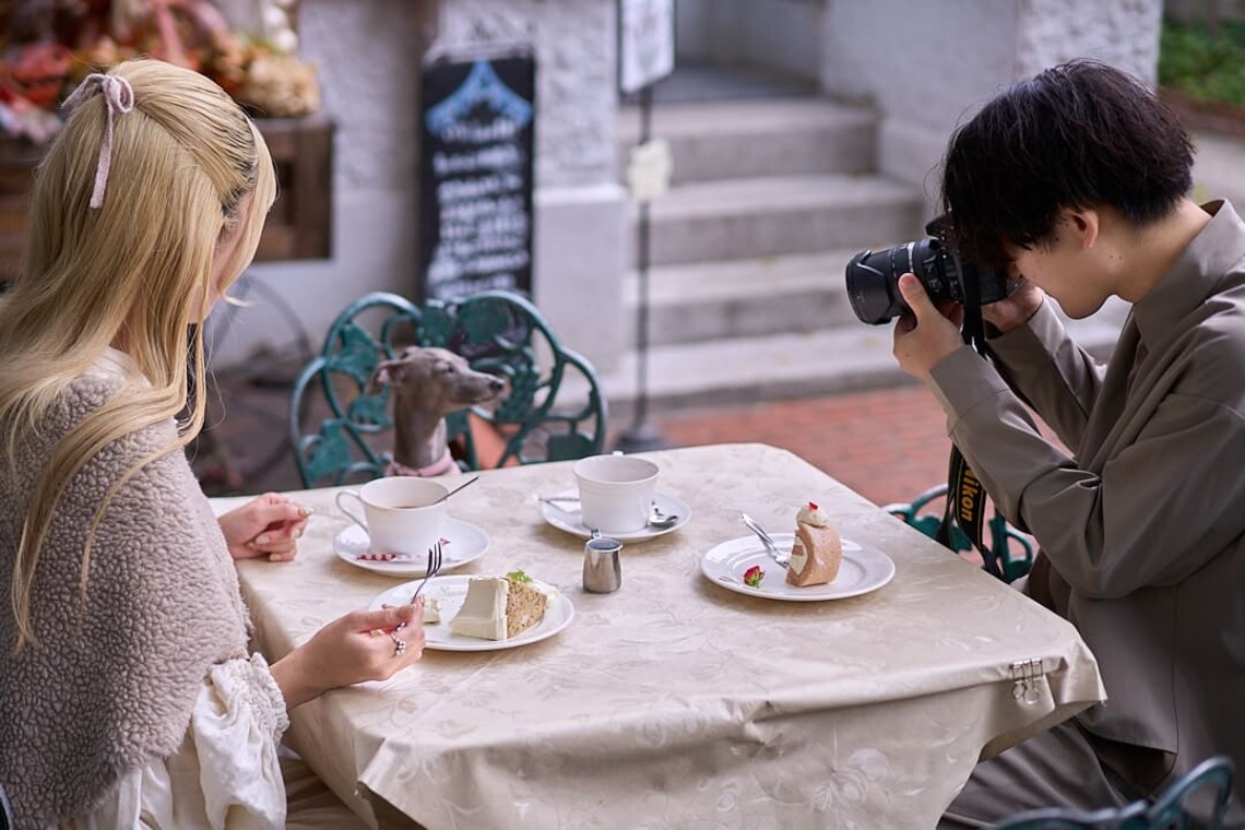 Actが撮影した写真のアルバム「愛犬とのカップルフォト」