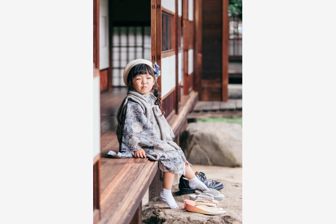 Photo Design CRIEが出張撮影した家族写真(キッズ,ベビーフォト)などが写った「七五三」の家族写真