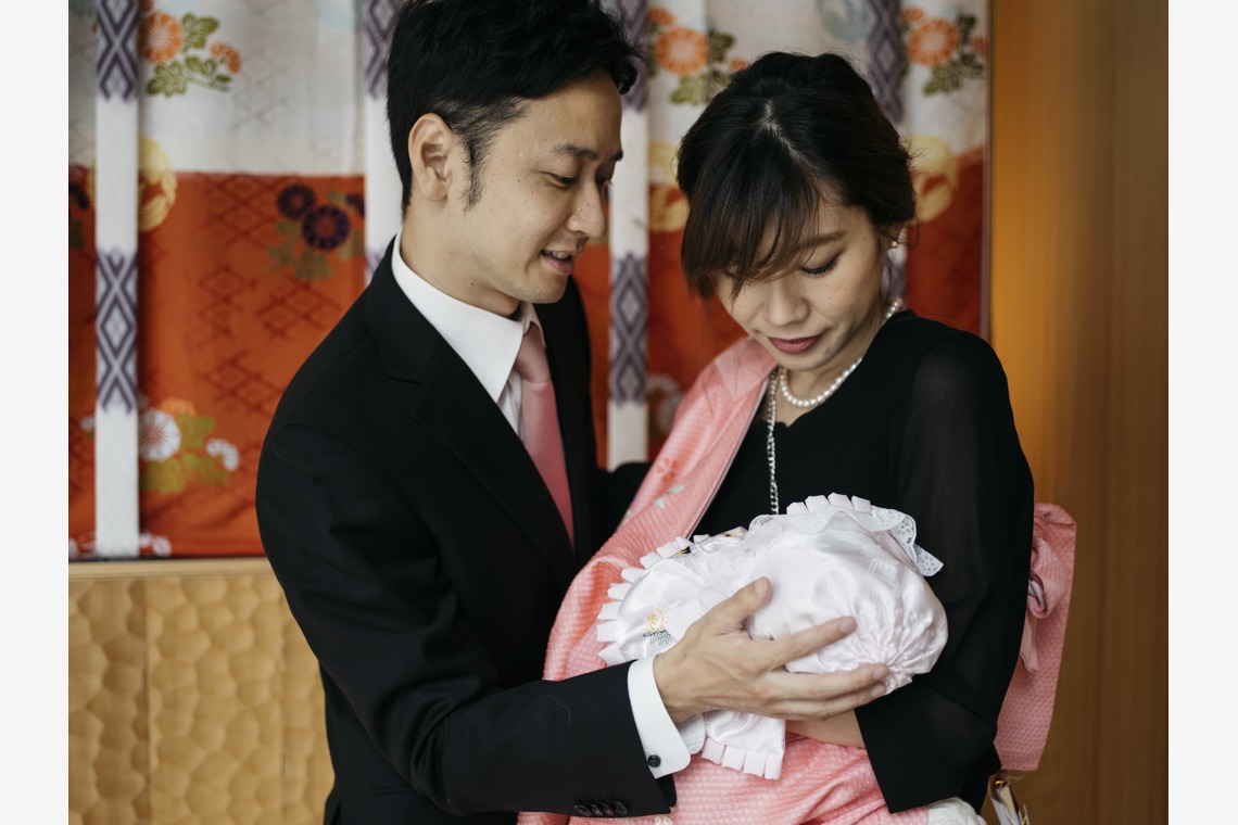 植村由理が撮影した前撮り/後撮り出張撮影のアルバム「お宮参り at 水天宮」