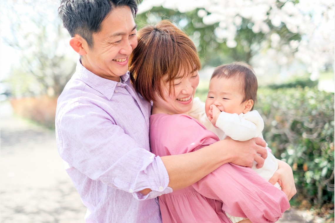 moufotoが撮影した写真のアルバム「桜ファミリーフォト」
