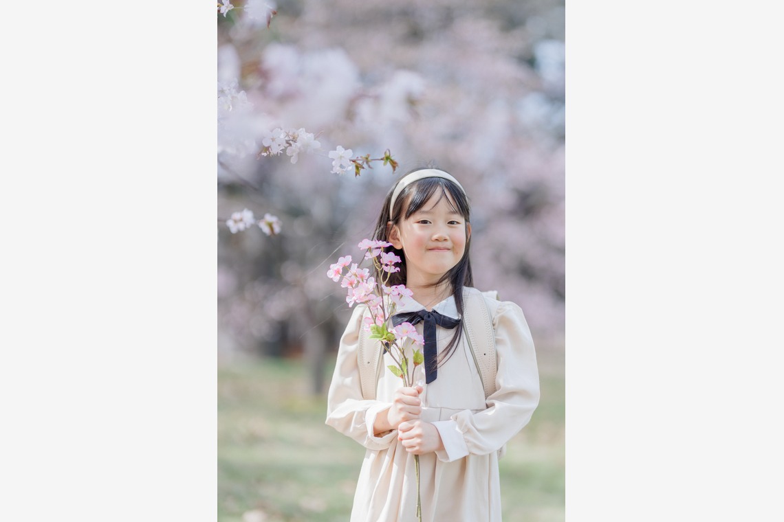 平栗玲香が撮影した「入学写真」の写真