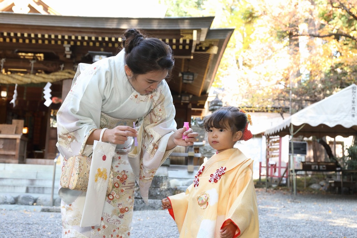 あさつきカメラが撮影した写真のアルバム「七五三撮影、お宮参り」