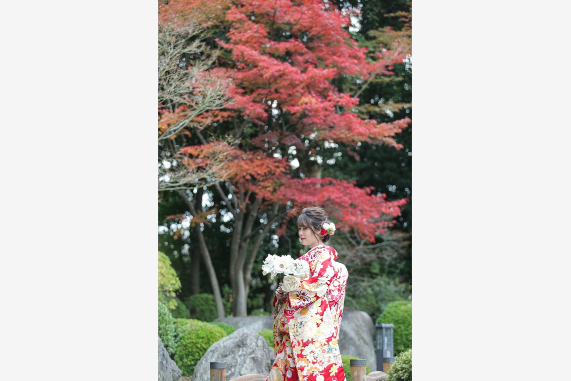 インプルーブ博多店が撮影した「和装ロケーション前撮り＠大濠公園日本庭園」の写真
